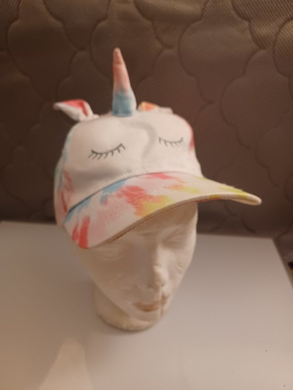 Colorful Unicorn Horn Cap Velcro Back